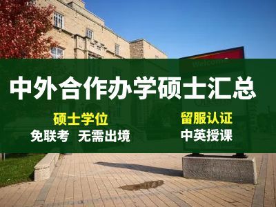国内中外合作办学硕士项目汇总表