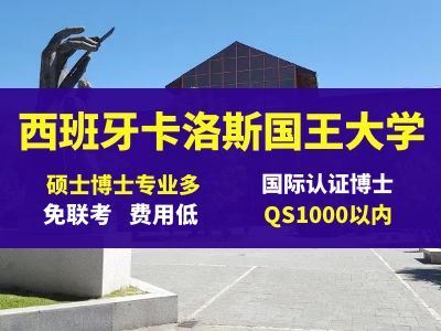 无需脱产！西班牙胡安卡洛斯国王大学